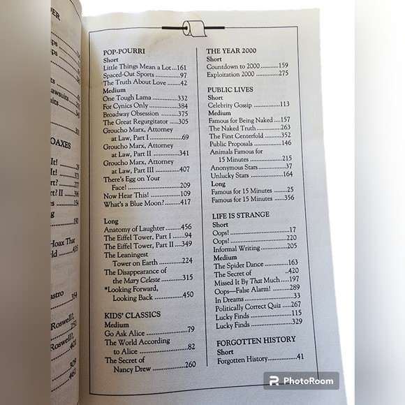 Uncle John's Giant 10th Anniversary Bathroom Reader - Picture 4 of 5